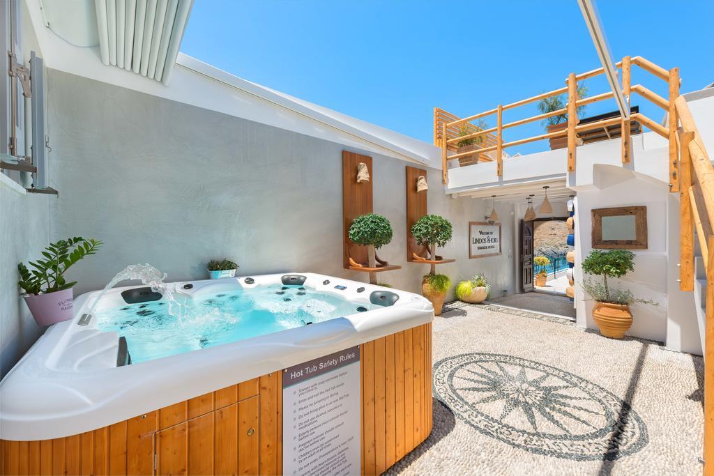 Вилла Shore Summer House With Jacuzzi And Sea View !!! Линдос