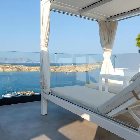Lindos Shore Summer House With Jacuzzi And Sea View !!! Exterior photo