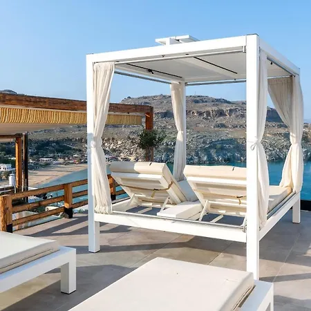 Lindos Shore Summer House With Jacuzzi And Sea View !!! Exterior photo