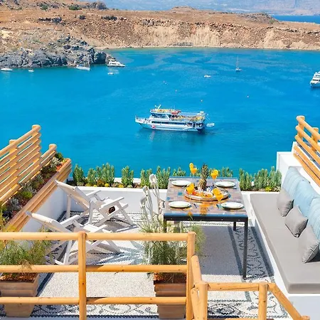 Lindos Shore Summer House With Jacuzzi And Sea View !!! Exterior photo